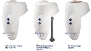 BADU Jet Stella Einhängegegenstromanlage mit 2 Düsen, LED Straler RGB oder weiss