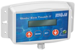 Mit diesem externen Bedienfeld kann die BADU Eco Touch Pro eingestellt werden. Dieses kann ca. 100 m entfernt von der Filterpumpe montiert werden.