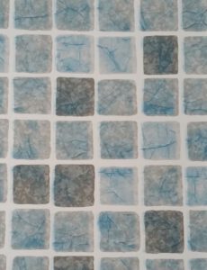 Folienfarbe Mosaik grau blau 0,8 mm