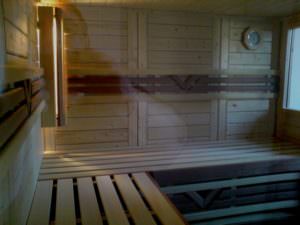 Sauna Komfort Innenausstattung