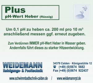 pH Plus flüssig zum Heben vom pH Wert